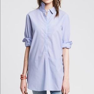 [Banana Republic] Chambray Tunic In Blue Sunrise